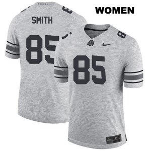 Women's NCAA Ohio State Buckeyes L'Christian Smith #85 College Stitched Authentic Nike Gray Football Jersey RL20P38IZ